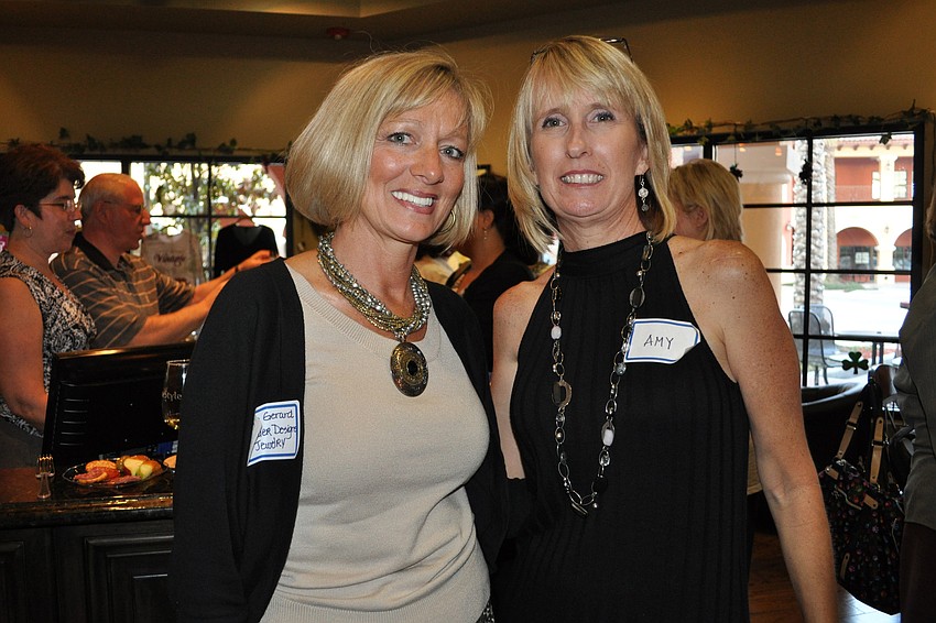 Deborah Gerard, of Premier Jewelry Designs, with Amy Halloran, of Nuskin-Pharmanex