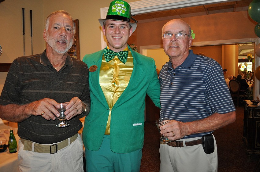 Ted Poulos, Palm-Aire employee Jacob Goodwin and Joe Czech