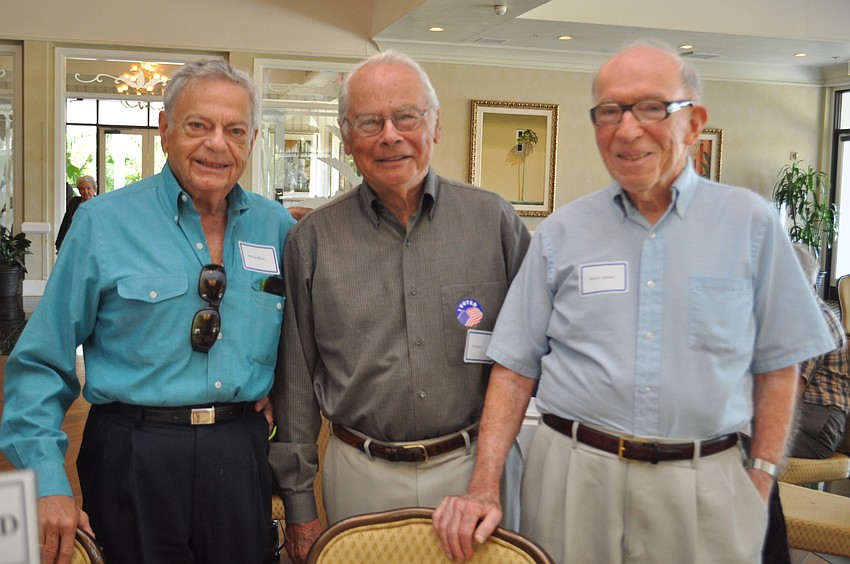 Judge Marvin Morse, Dr. Ira Singer and Martin Albaum