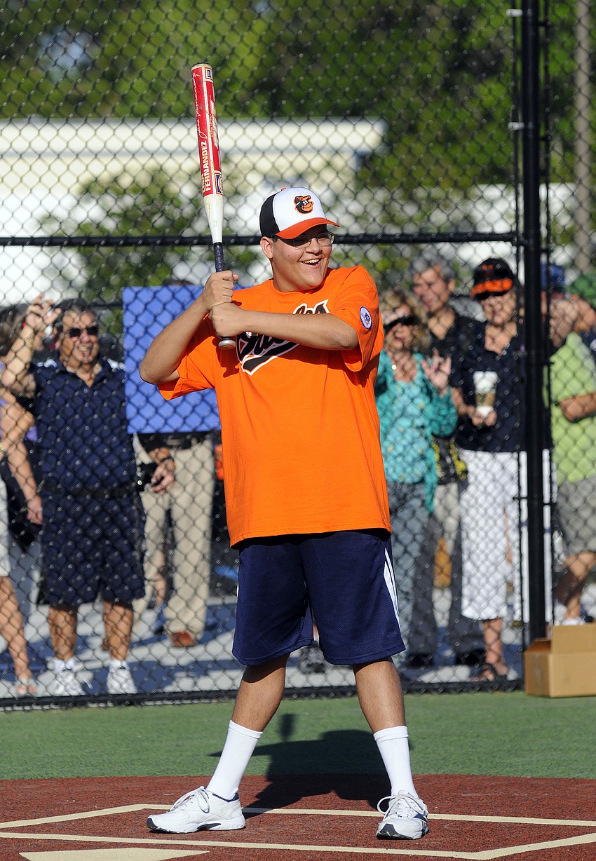Tim Rogers, 20, made sure to keep his eye on the ball.