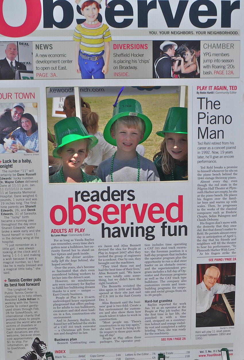 Katherine, Jack and Anna Freed