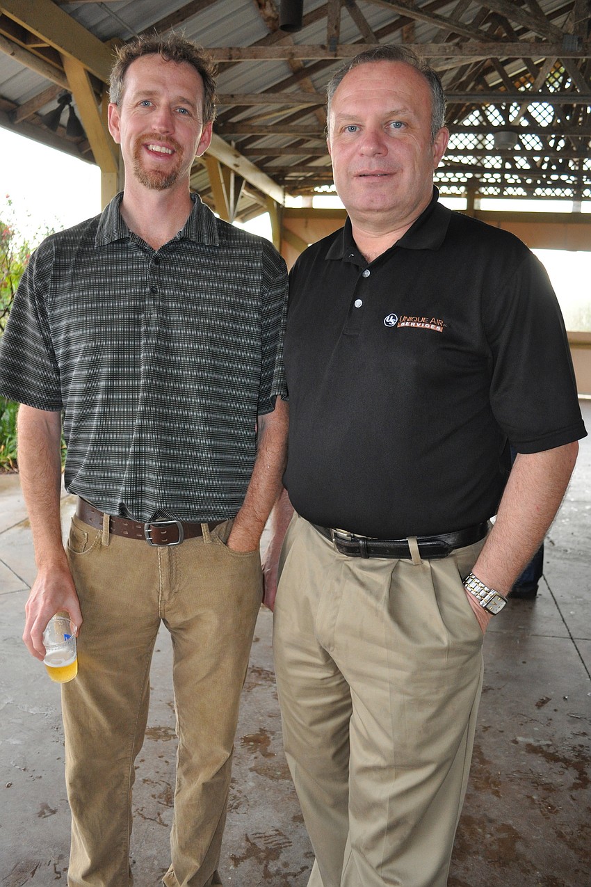 Scott Neil and Mike Montgomery, both of Unique Air Services
