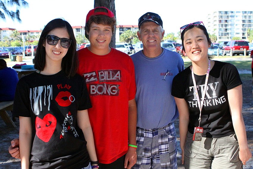 Miho Hariu, David Spreen, Mark Spreen and Miki Katagi