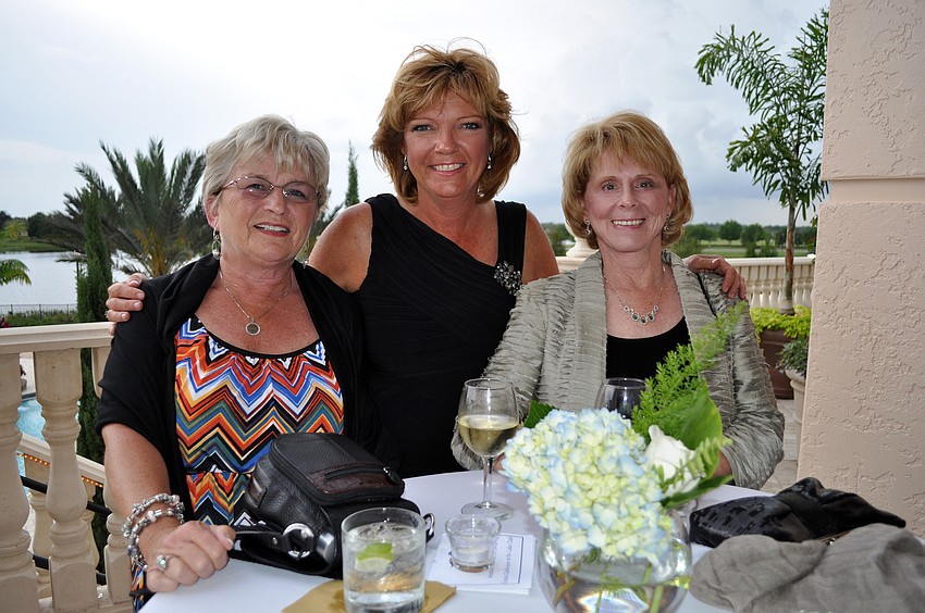 Mary Zabresky, Joanne Dillon and Joanne Gensel enjoyed catching up.