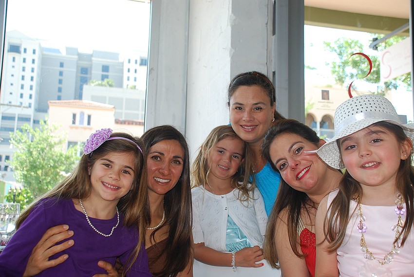 Abby and Kimberly Duplissley, Shae and Renee Daluise, Natalie and Olga Carrion