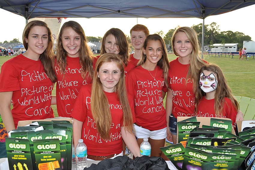 Pictured from left to right are Jenna Bloch, Katie Lang, Meg Phillips, Colette Winkler, Megan Jones, Kimmy Comito, Sarah Karp, Lisa Hoffman and Elizabeth Kar- Hauser.