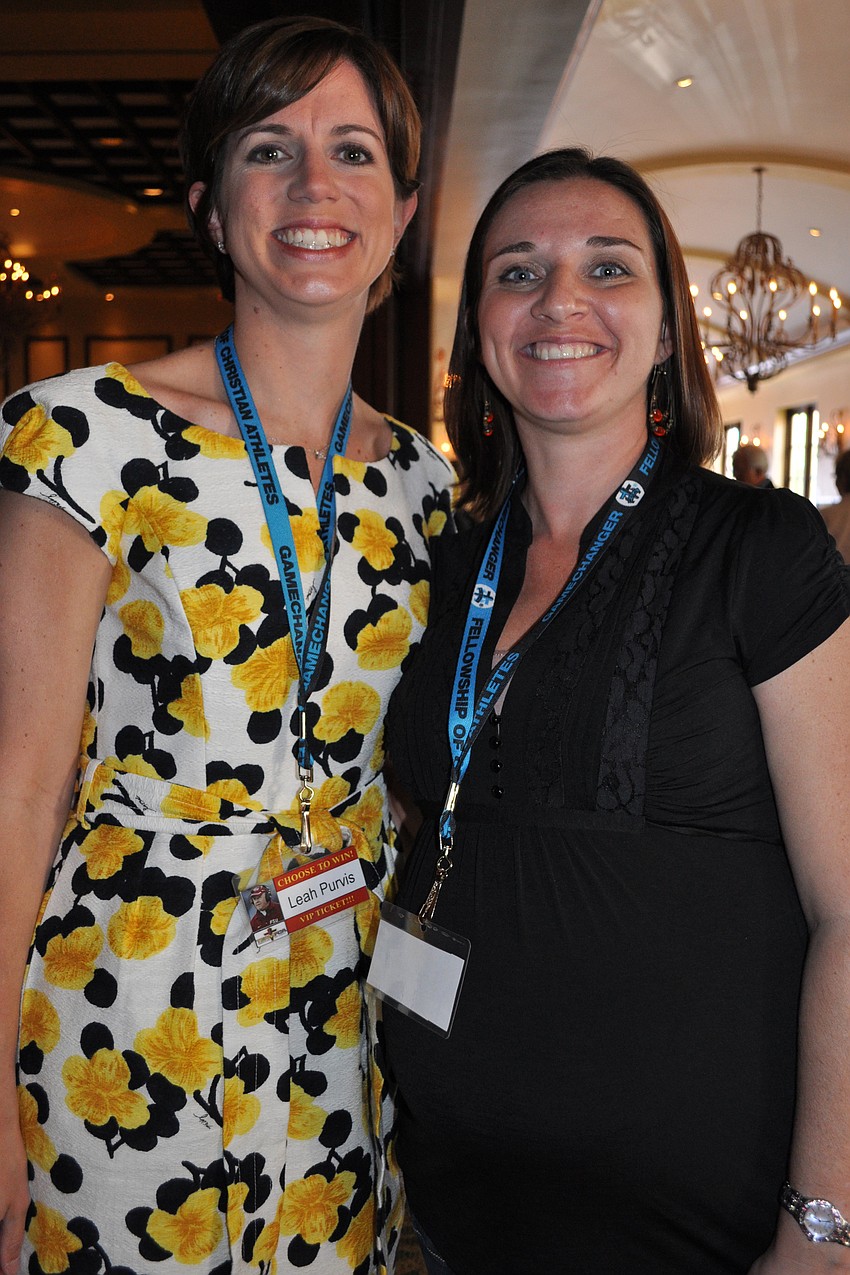 Leah Purvis with Angela Sabo