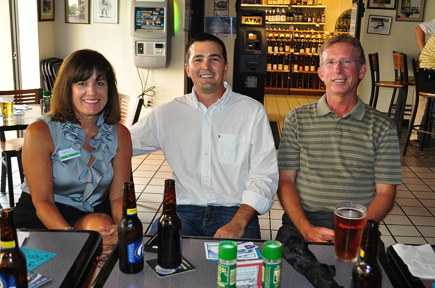 Allie Hueter with Building Connections, Clifford Pierce with Paul Thomas and Associates and Greg Hayes with Higher Standards