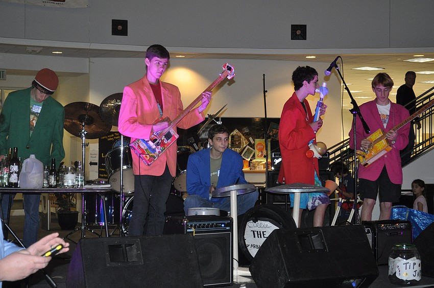 Austin Siegel, Evan Tucker, Ollie Gray, Harrison Paparatto and Jack Berry