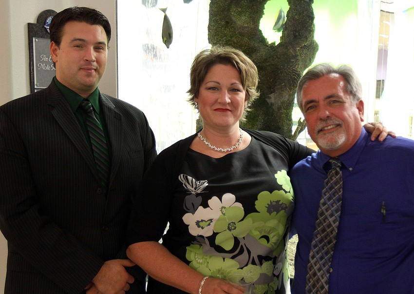 Brandon Evans, Jennifer Harris and Dan Clayton