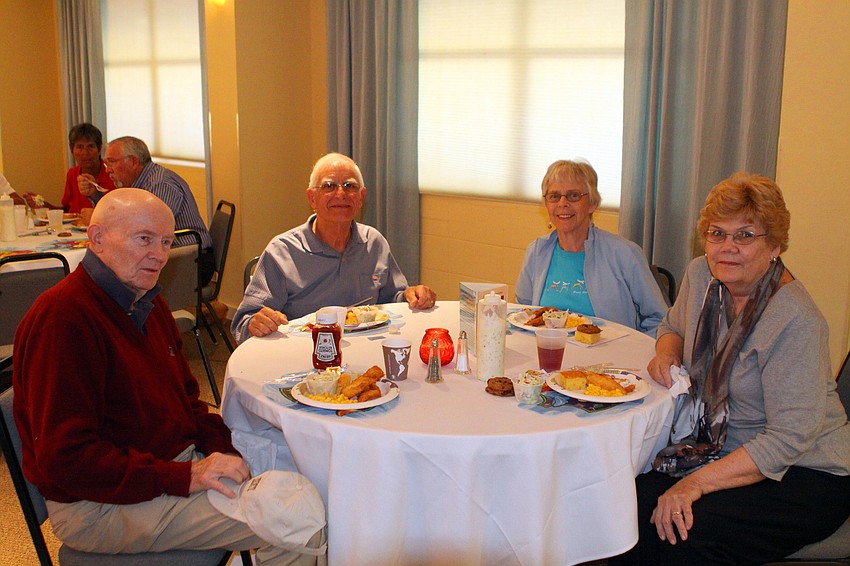Frank Ford, John and Renate Winter and Mary Ford