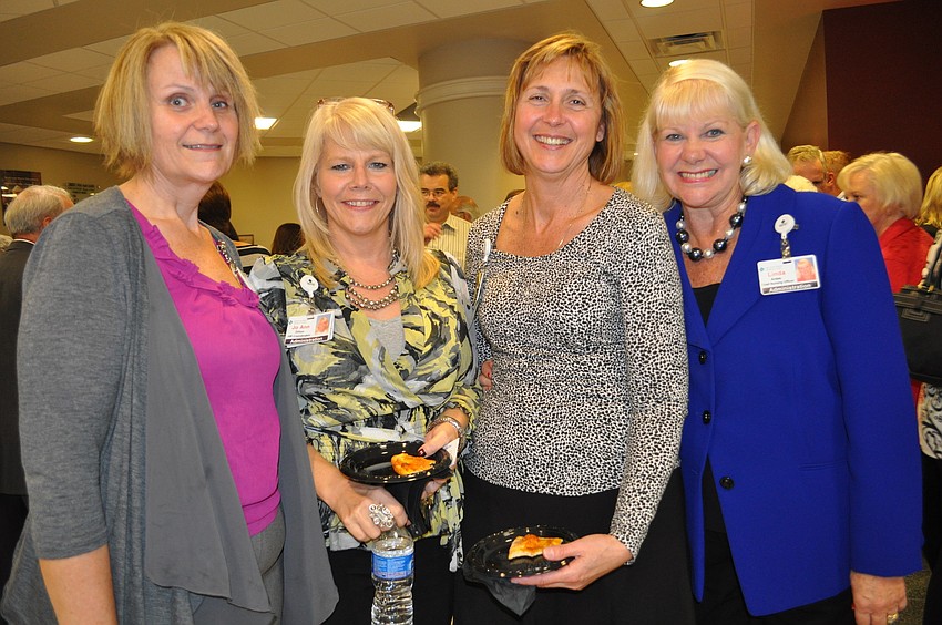 Lori Hicks, Jo Ann Dillon, Terri Fry and Linda Antes represented Lakewood Ranch Medical Center.
