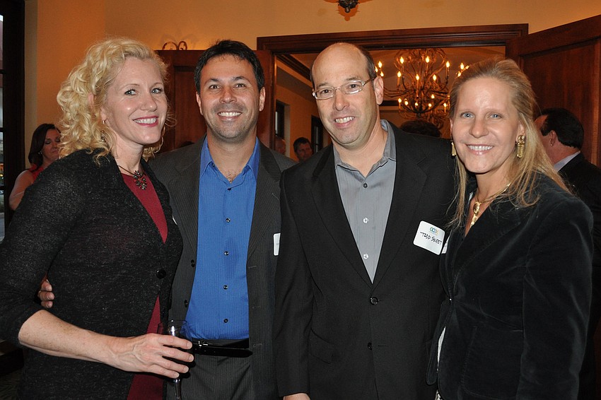 Lori and Arif Abdulla with Todd Sweet and Claudia Shea-Sweet, all of TOTeMS Architecture