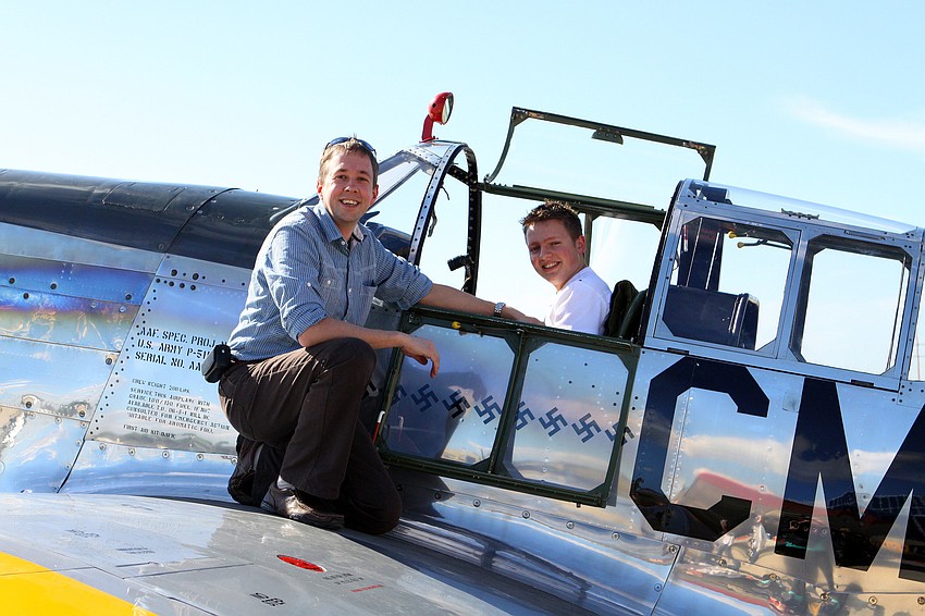 Nils Jamieson and Sean Benneyworth have fun on 