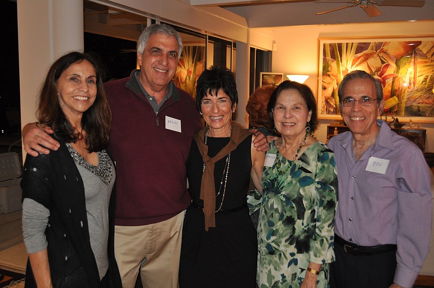 Diana and Nevin Weiner, Judie Berger and Marilyn and Ron Shapo hosted the event.
