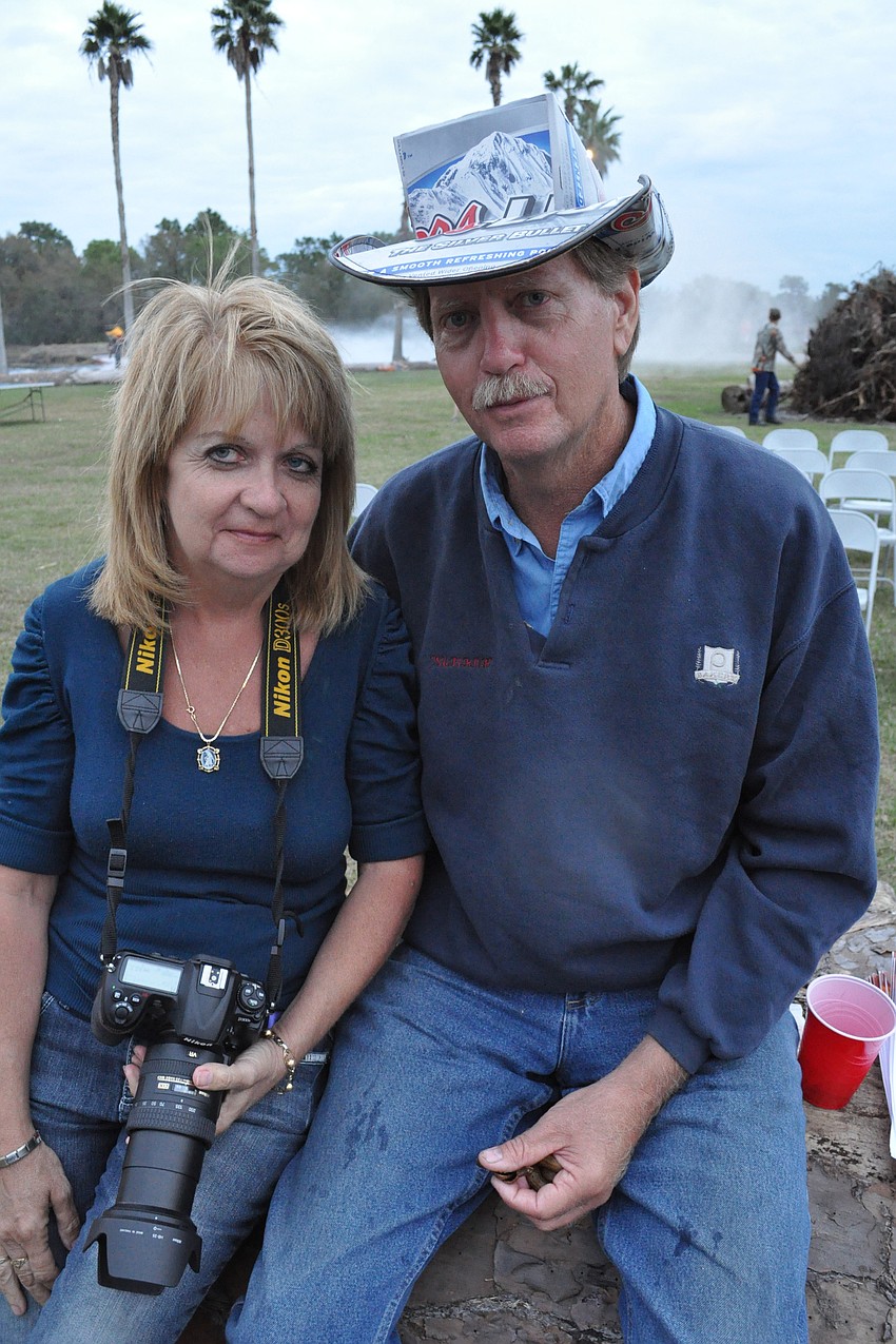 Debbie and James Lacy were eager to hear the music.