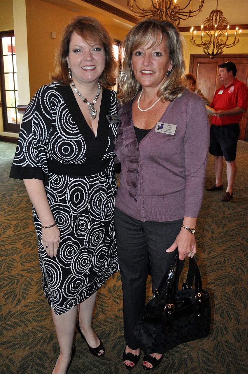 Veronica Brandon Miller and Kelly Gardner of the Goodwill Foundation attended the Meet the Rays Luncheon for the first time.