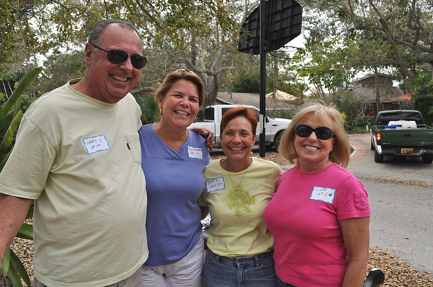 Larry Keefe, Alice Quarles, Pam Asmussen and Linda Keefe