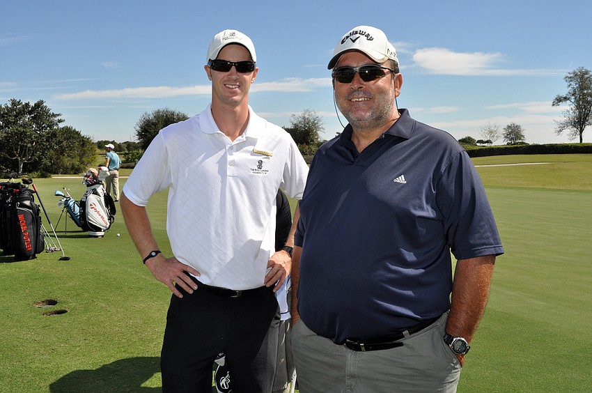 The Ritz-Carlton Memberâ€™s Club golf assistant Daniel Bailey and East County resident Roberto Geminiani were looking forward to the tournament.