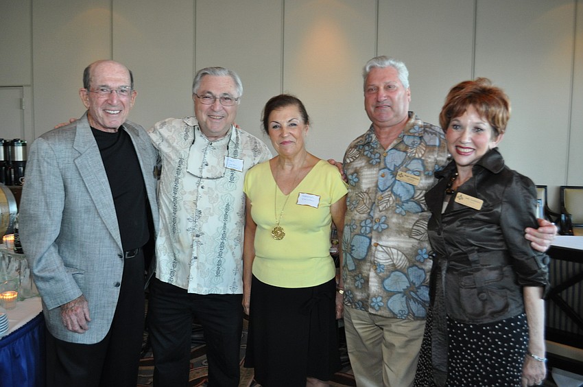 David Solomon, Earl Gordon, Rosalyn Fleischer, Roger and Judy Goldstein