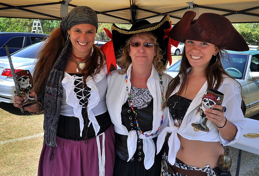 Judy Hanson, Sandy Meredith and Abbie Lomason