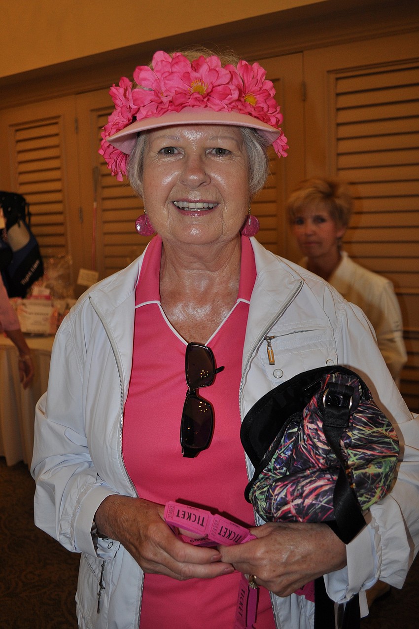 Donna Marsh made her hat.