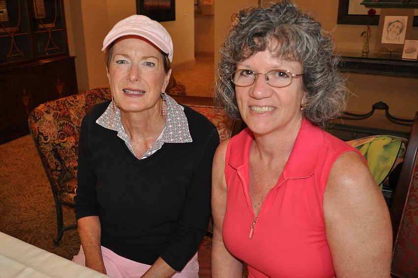 Irene Ward and Kathy Meschisen told guests about the Tree of Celebration and Remembrance.
