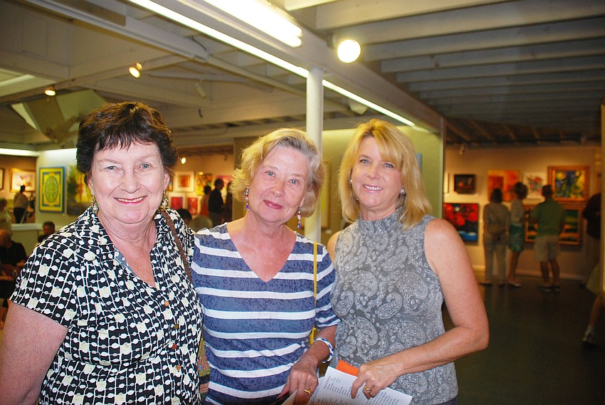 (From left to right) Laura Reed, Marjie Hallett and Krista McCampbell