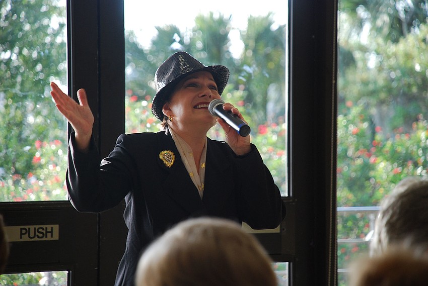 Bonnie Gray was one of the night's performers and also a judge