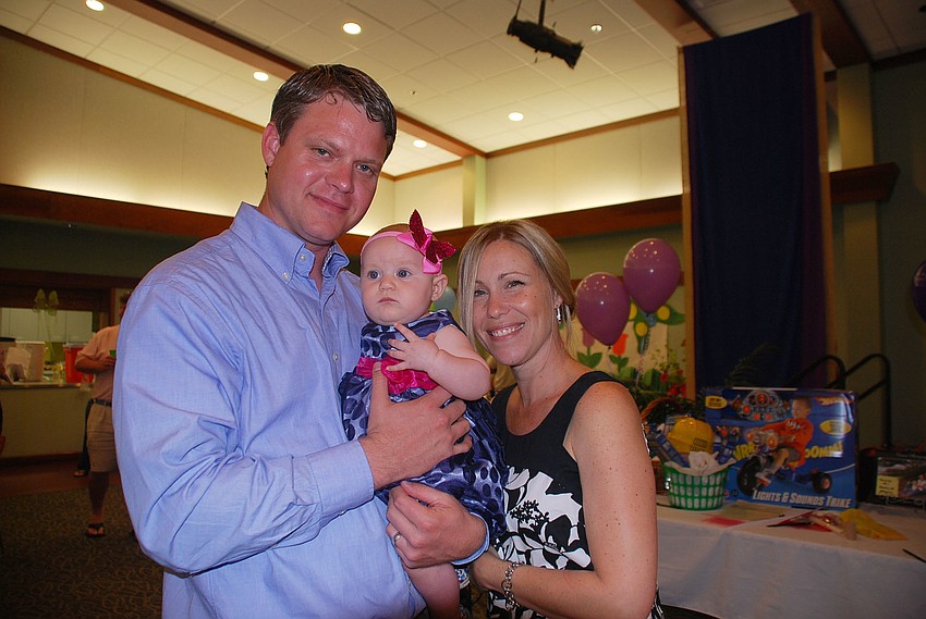 Taleena and Damon Eggelfield with their daughter Isabella