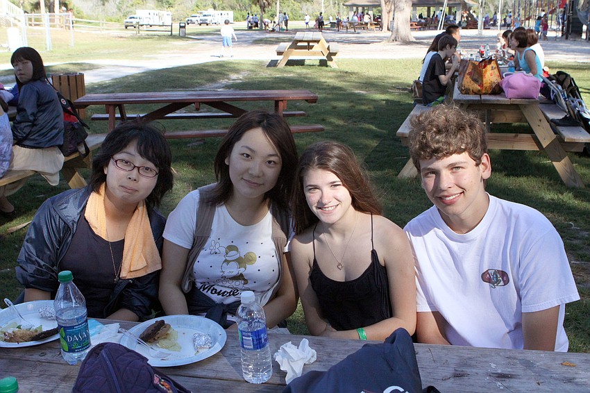 Akane Inada, Yuka Hosoyo, Natalie Drass and Griffin Russell