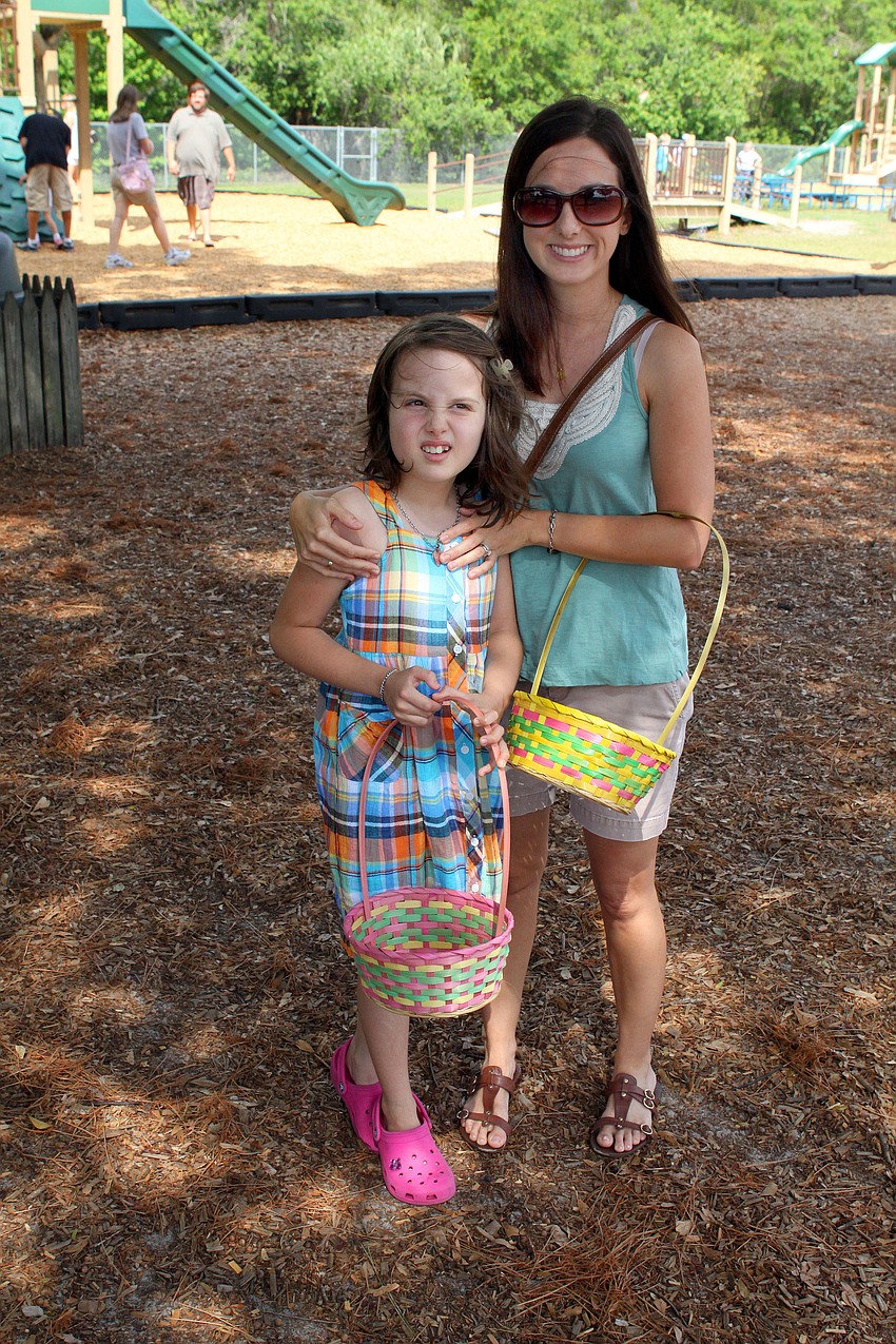 Izabella Shamsey, 9, with her mom, Kelly Shamsey.