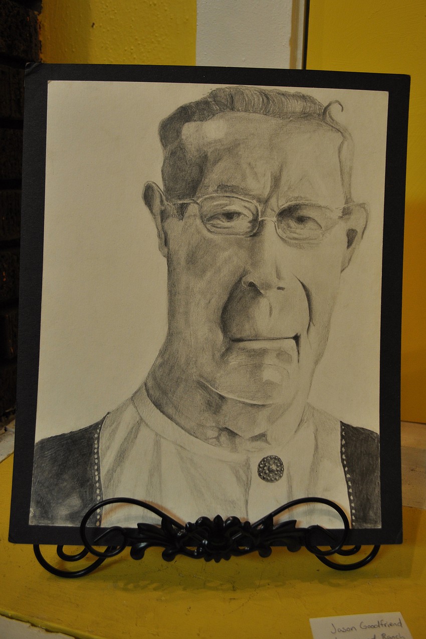 Art teacher Jason Goodfriend created this drawing.