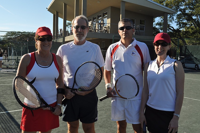 Karen and Barry McClure with Lee and Courtney Goodman