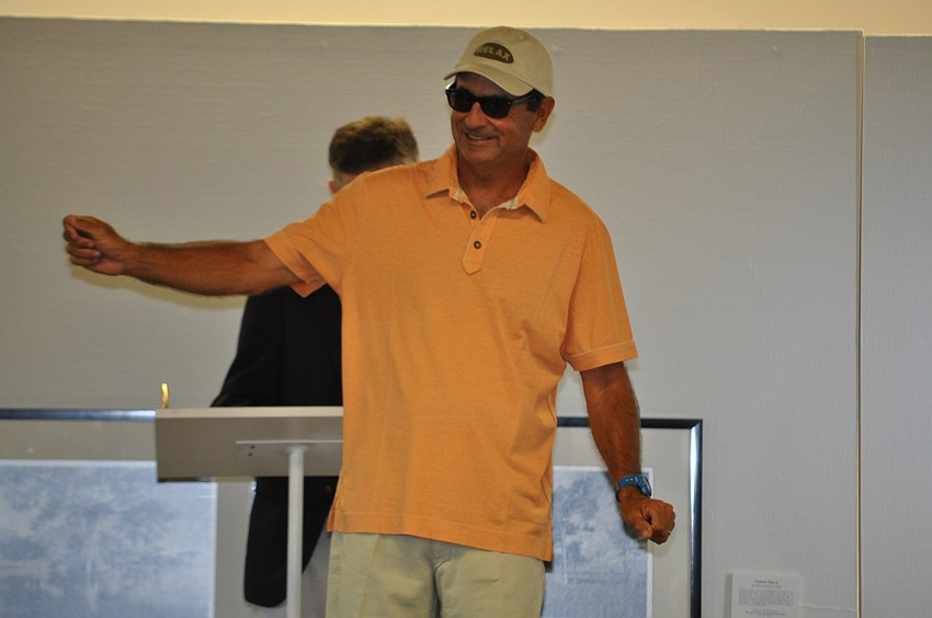 Former tennis pro at Longboat Key Public Tennis Center Dave Sparks