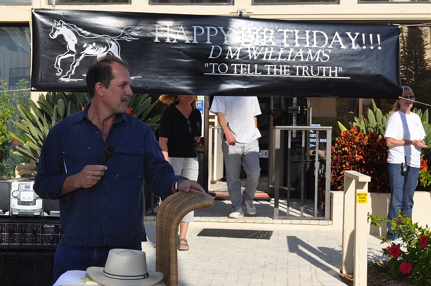 Assistant Manager Mark Meador plays the role of the game show host