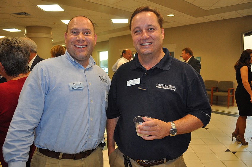 Jerry Solomon, of Advanced Technology, with Mark Nickles, of Capstain Financial Consulting