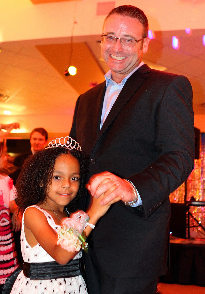 Sophia, 7, and John Clabby