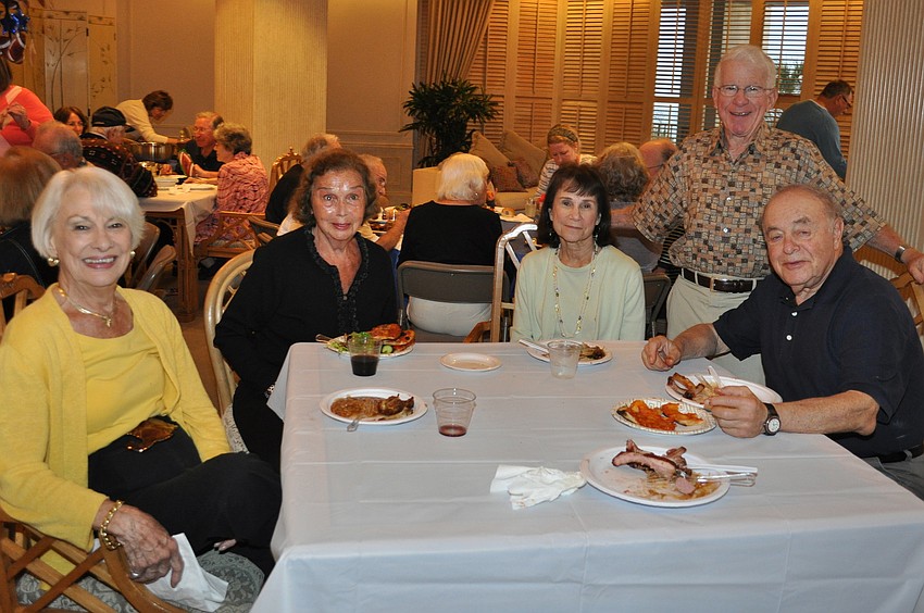Margaret Guthman, Gloria Wills, Marilyn Weinstein, Richard Guthman and Norman Weinstein