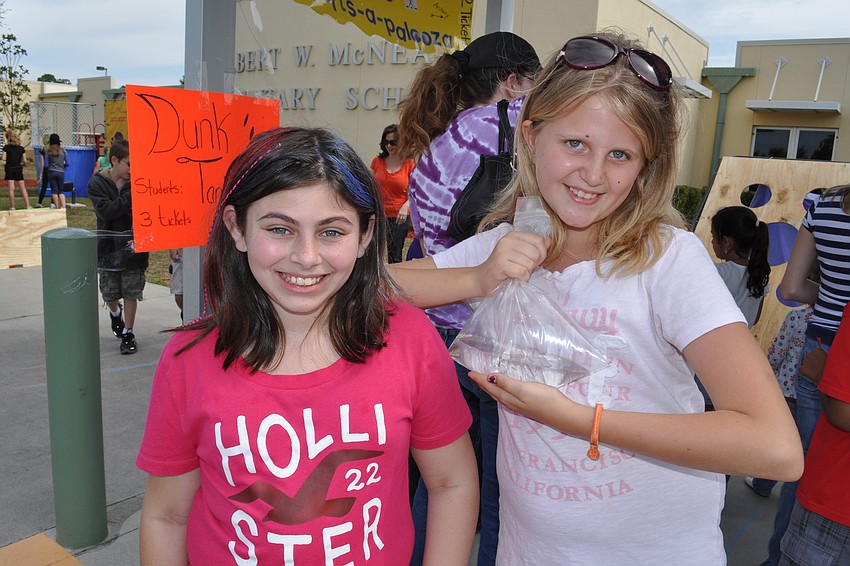 Alyssa Squitieri and Bridgette Bach enjoyed the dayâ€™s festivities.
