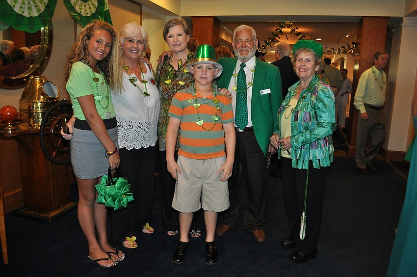 Alex Hilton, Maeve Hilton, Carter Hilton, Sylvia and Maufouz El Shahawy, and Rona Kantor