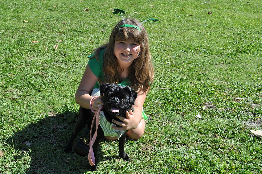 Grace Keaser and her dog CoCo