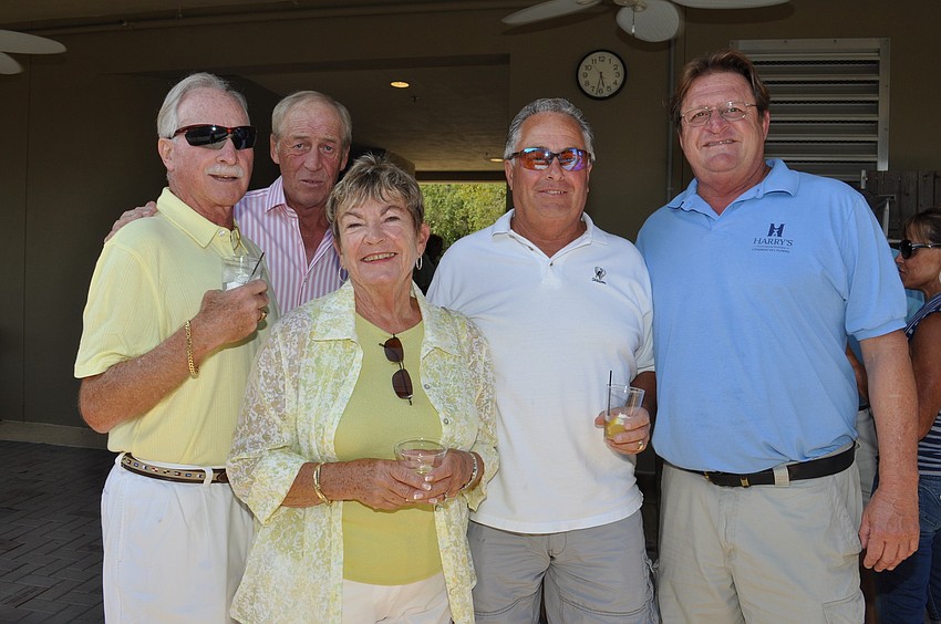 Richard McGrath, Trevor Gillott, Karen Sawyer, Tom Geyman and Harry Christensen