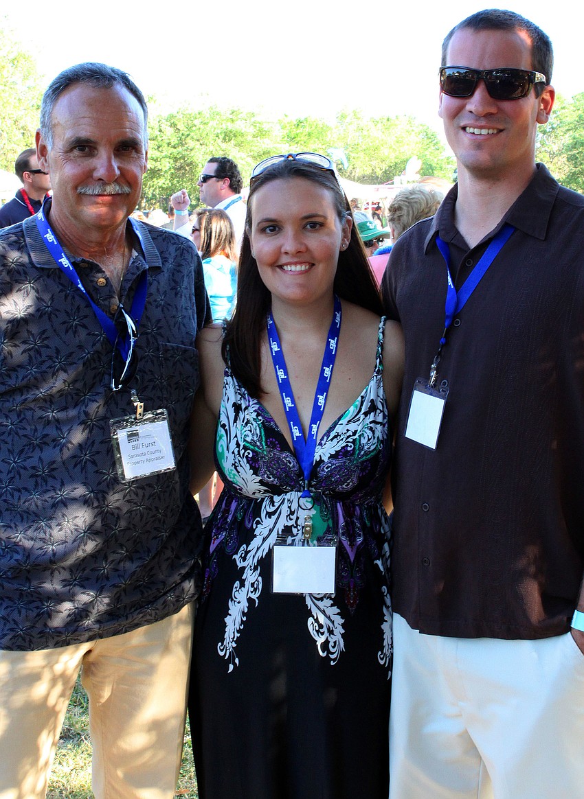 Bill Furst with Emily and Chris Savoca