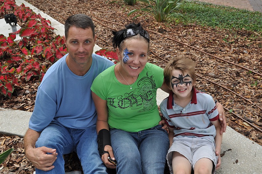 Matthew Hinton, Lisa Ricketts and Trystan Hurst