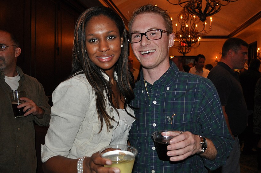 Rakhi Lansiquot with Nick Stout