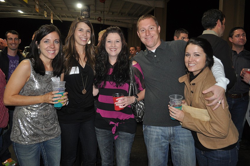 Julia Robinson, Megan Pitstick, Beth Grimes, Gary Caldwell and Lauren McHugh