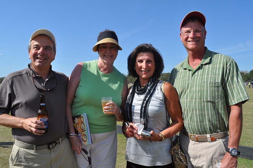 Robert and Diane Ashby with Carol and Dennis Powers