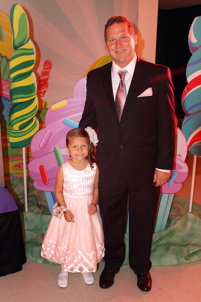 Victoria, 5, and Shane Devooght