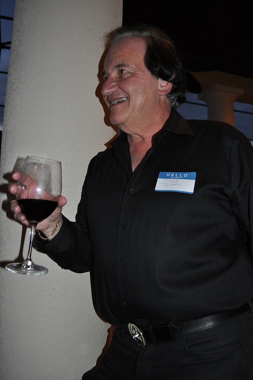 Steve Tulman listened intently to Baugh's speech.